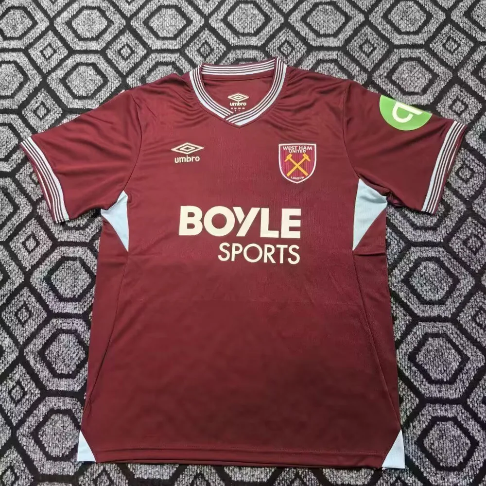 2025/2026 Camiseta de Fútbol Local del West Ham United Calidad Tailandesa