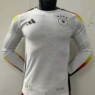 Camiseta de Fútbol 2024 Versión Jugador Manga Larga Alemania Local AAA calidad fan