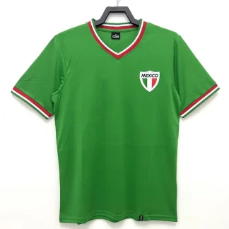 Camiseta de Fútbol Retro México Local 1970 Calidad Tailandesa