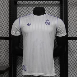 Camiseta de Entrenamiento de Real Madrid 2025/2026 Versión Jugador Fútbol Calidad Tailandesa