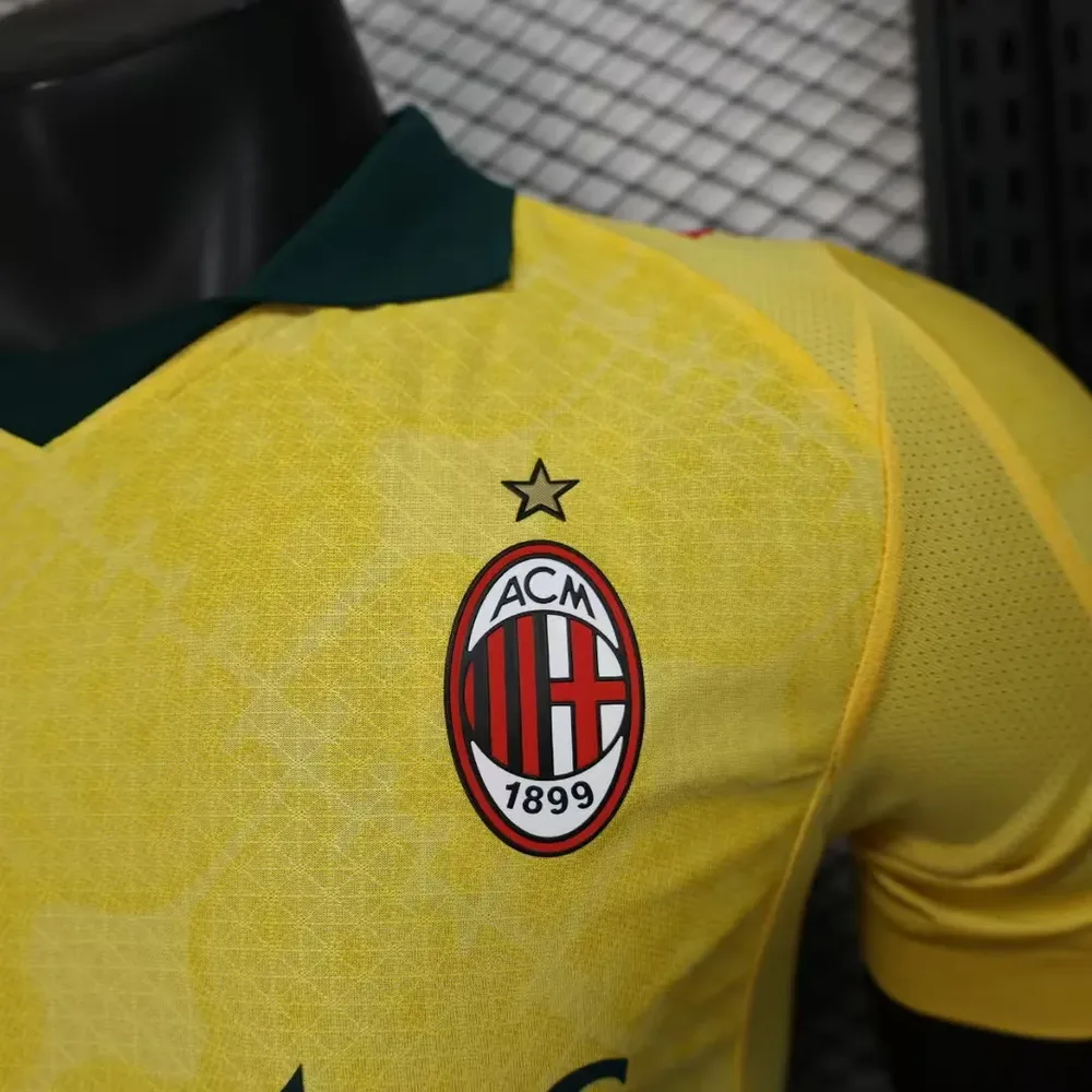 2025/2026 Versión Jugador AC Milan Camiseta Tercera Visitante Fútbol Calidad Tailandesa
