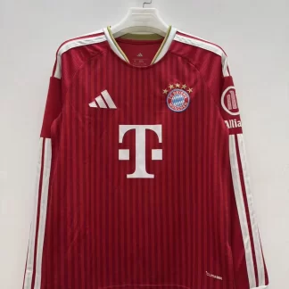 Camiseta de Fútbol Local Bayern Múnich Manga Larga 2026/2027 1:1 Calidad Tailandesa