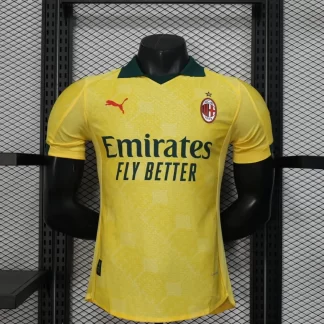 2025/2026 Versión Jugador AC Milan Camiseta Tercera Visitante Fútbol Calidad Tailandesa