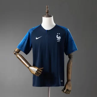 2018 Retro Francia Local Camiseta de Fútbol AAA calidad aficionado