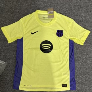 2025/2026 Camiseta de Visitante del Barcelona Amarilla Calidad Tailandesa