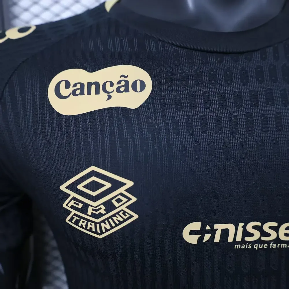 2025/2026 Versión Jugador Camiseta de Fútbol Edición Especial Santos Negro Calidad Thai