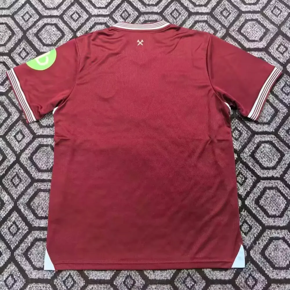 2025/2026 Camiseta de Fútbol Local del West Ham United Calidad Tailandesa