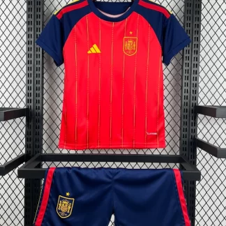 Camiseta de Fútbol Local de España 2026 Calidad Tailandesa Talla Infantil