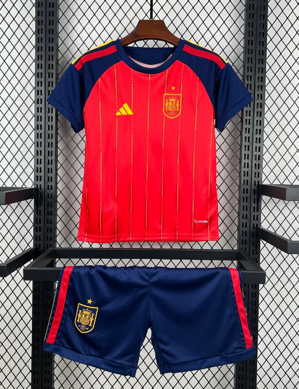 Camiseta de Fútbol Local de España 2026 Calidad Tailandesa Talla Infantil