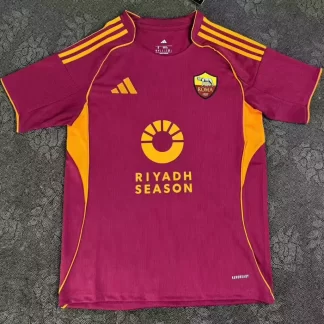 2025/2026 Camiseta de fútbol Local 01 Roma Calidad Tailandesa