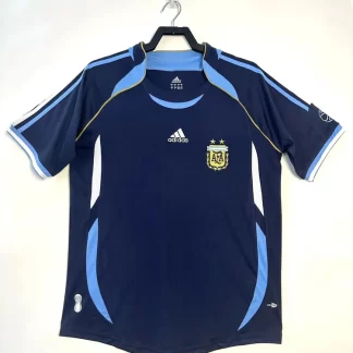 2006 Camiseta Visitante Retro Selección Argentina Calidad Tailandesa