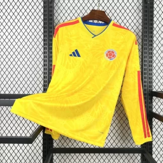 2026 Manga Larga Colombia Selección Nacional Camiseta Local AAA calidad fan