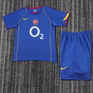Camiseta de Fútbol Retro Arsenal Visitante 2004-2005 Calidad Tailandesa Talla Infantil