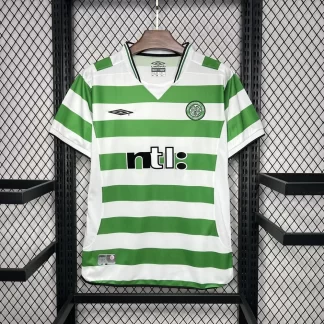 2001/2002 Retro Camiseta Local Celtic Calidad Tailandesa