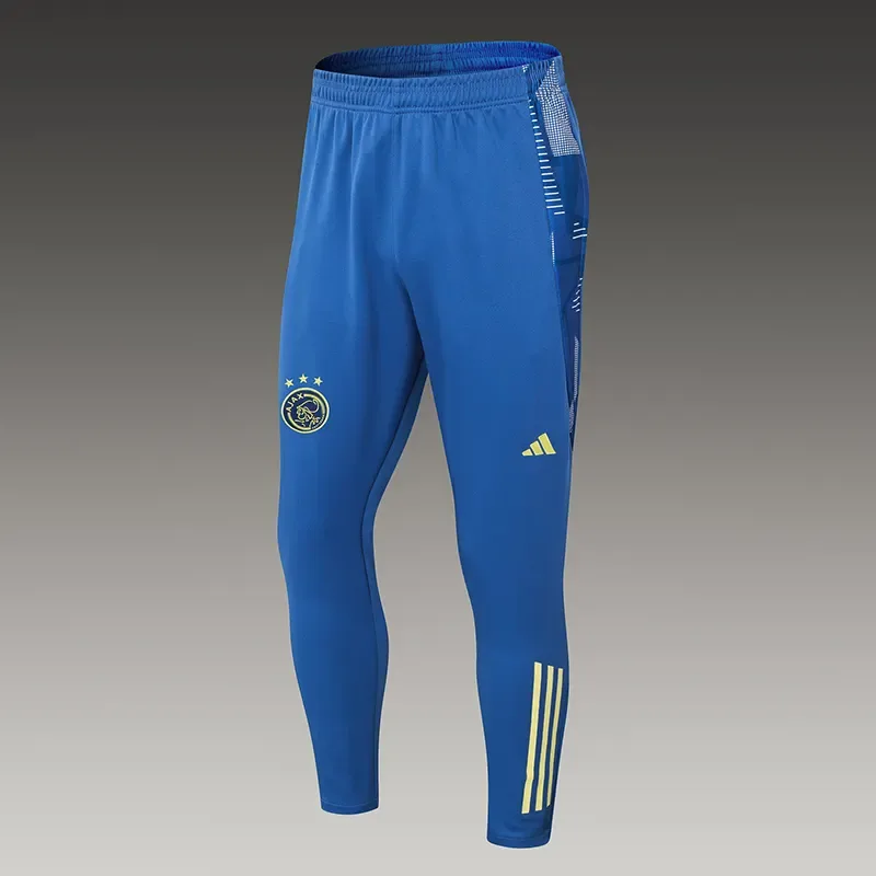 2024/2025 Conjunto de Entrenamiento Semi-Cuello Ajax Azul Celeste Camiseta de Fútbol Calidad Tailandesa