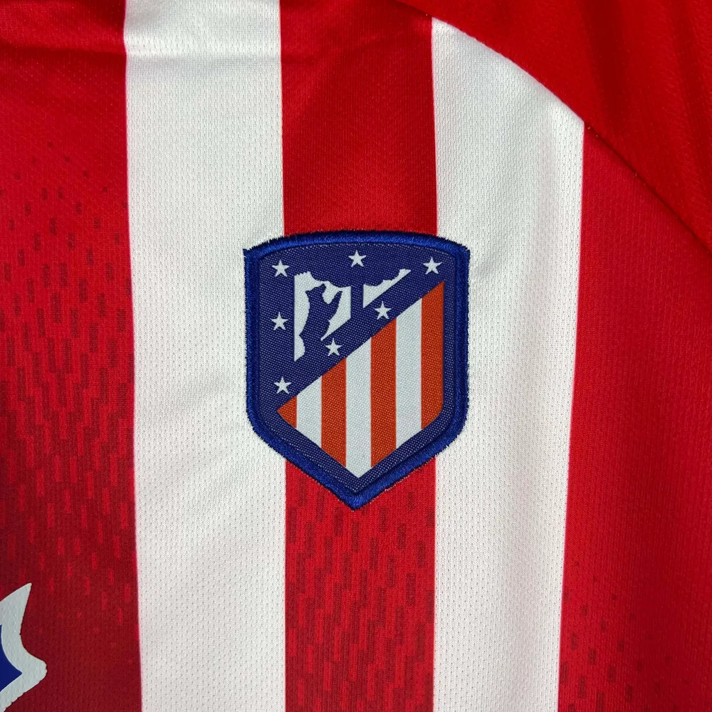 2023/2024 Camiseta de Fútbol Atletico Madrid Local Calidad Thai Talla Infantil