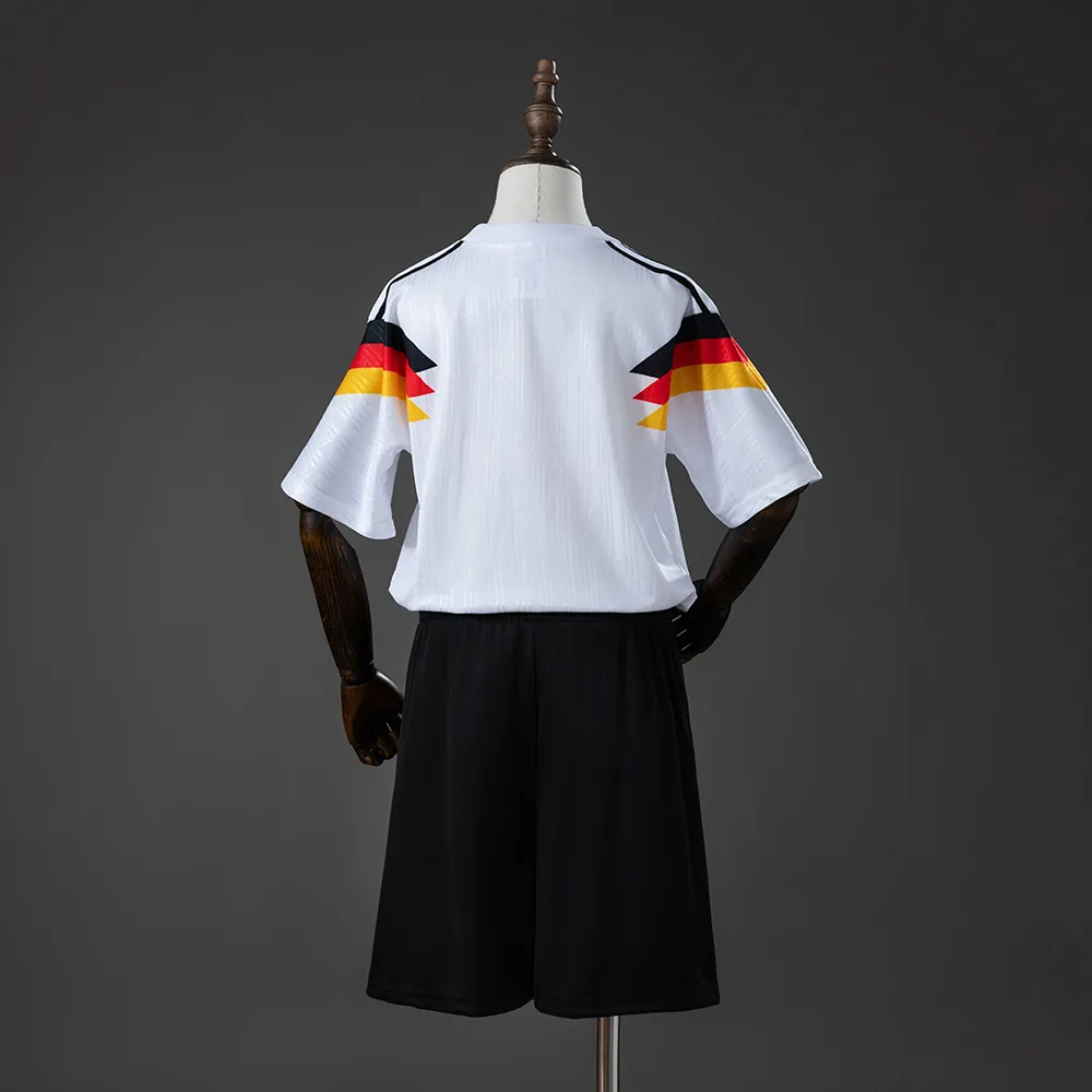 Camiseta Retro 1990 Germany Home AAA calidad fan Talla Infantil
