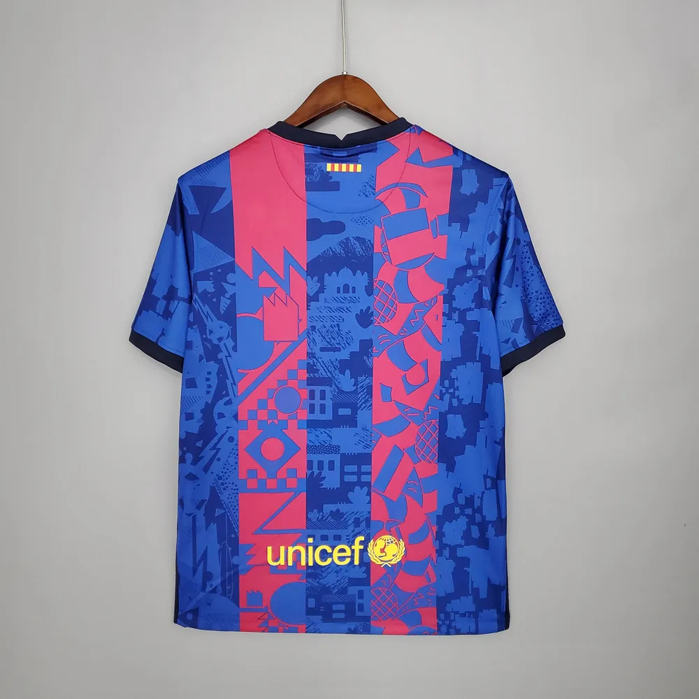 Barcelona Camiseta de Fútbol 2021/2022 Calidad Tailandesa Tercera Suplente