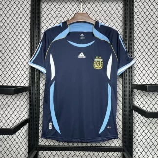 Camiseta de Fútbol Retro Selección Nacional Argentina Visitante 2006 AAA calidad aficionado