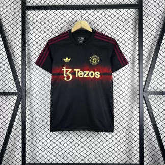 2025/2026 Manchester United Camiseta de Entrenamiento Prepartido Camiseta de Fútbol Calidad Tailandesa