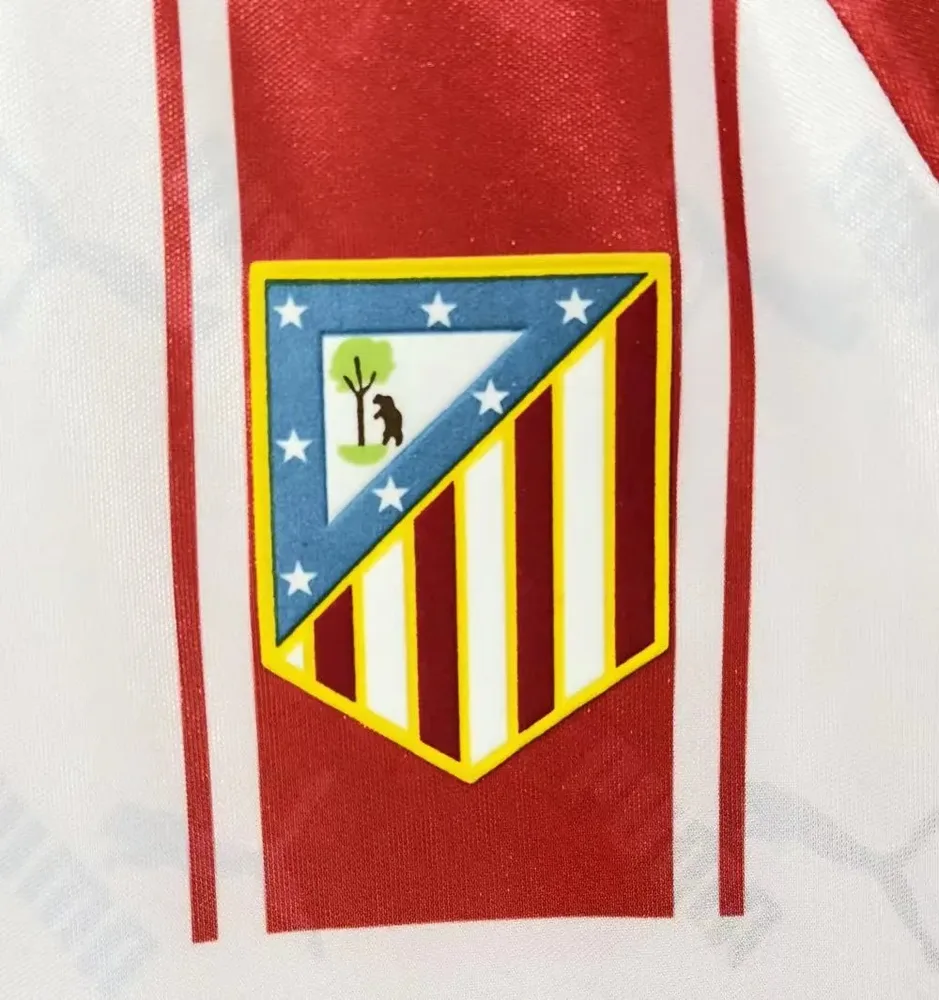 1994/1995 Retro Atletico Madrid Camiseta de Local Fútbol Calidad Tailandesa