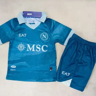 2025/2026 Napoli Fourth Away Football Jersey AAA fan-grade Kids Size