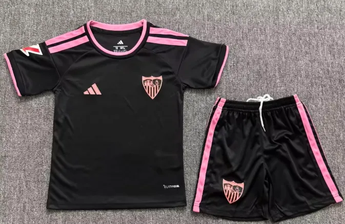 2026/2027 Camiseta de Fútbol Tercera Equipación Visitante Sevilla 1:1 Calidad Tailandesa Talla Infantil