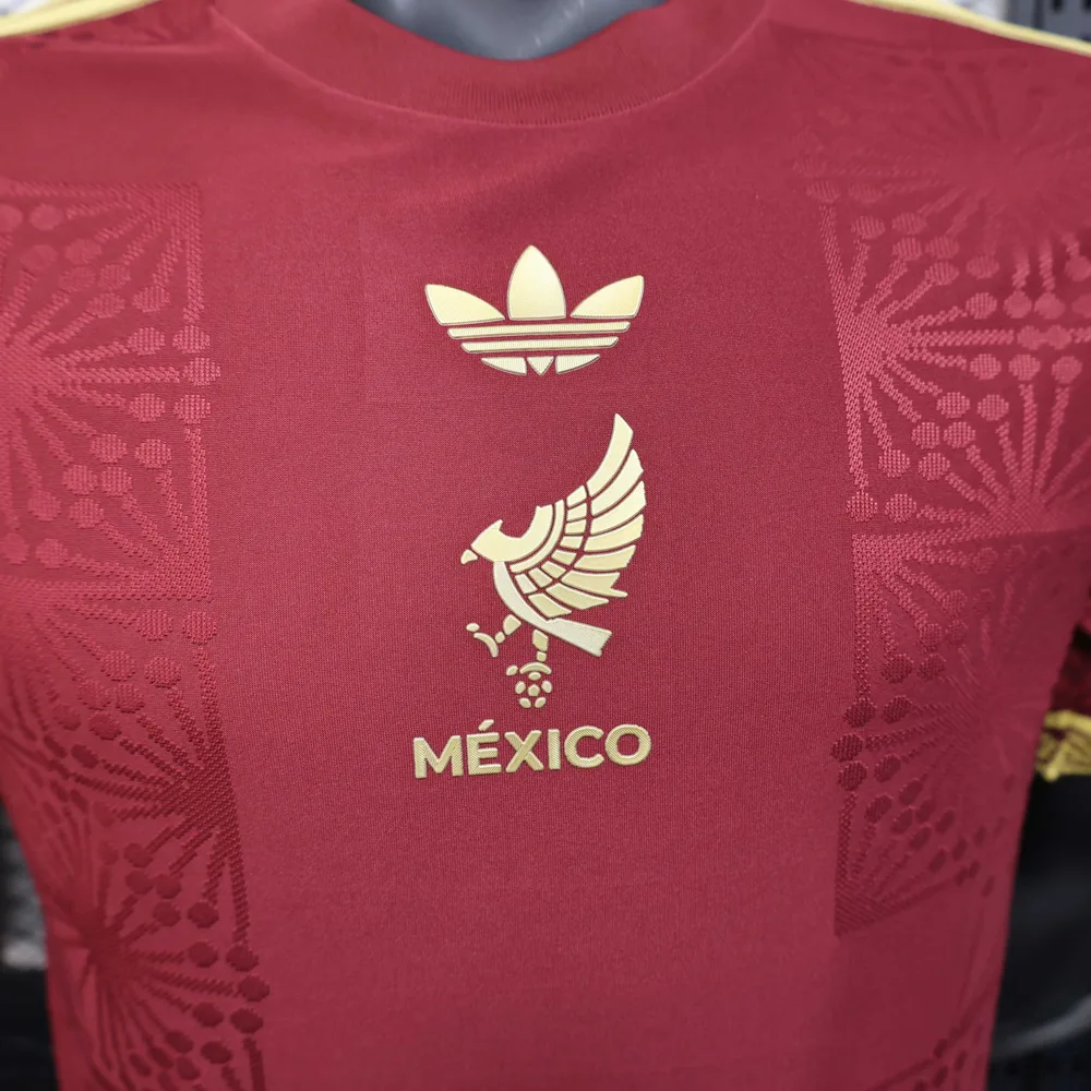 2025/2026 Versión Jugador México Nacional Edición Especial Roja Camiseta de Fútbol Calidad Tailandesa