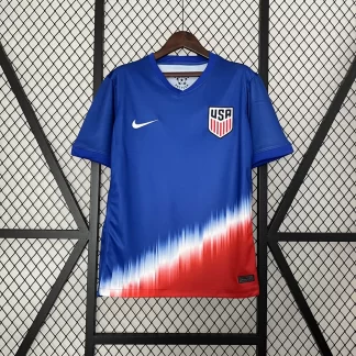2024 Estados Unidos Camiseta de Fútbol Visitante de la Selección Nacional AAA Grado Aficionado