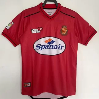 Camiseta de Fútbol Local Retro RCD Mallorca 2000-2001 Calidad Tailandesa