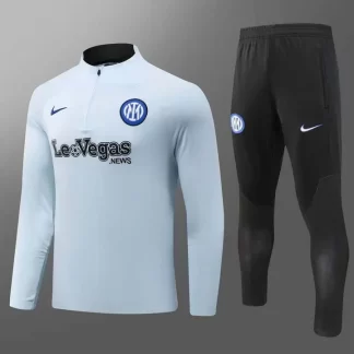 Conjunto de Entrenamiento de Media Cremallera Azul Bebé Inter de Milán 2023 Calidad Tailandesa