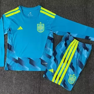 2026 Manga Larga Spain National Team Goalkeeper Football Jersey 1:1 Thai Quality Talla Infantil