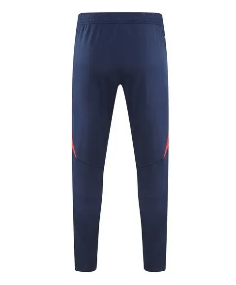 Chándal de Entrenamiento de Media Cremallera 2024/2025 del Manchester United Estampado Rojo y Negro Calidad Tailandesa