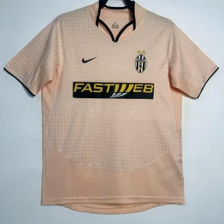 2003-2004 Retro Juventus Camiseta Visitante Fútbol Calidad Tailandesa