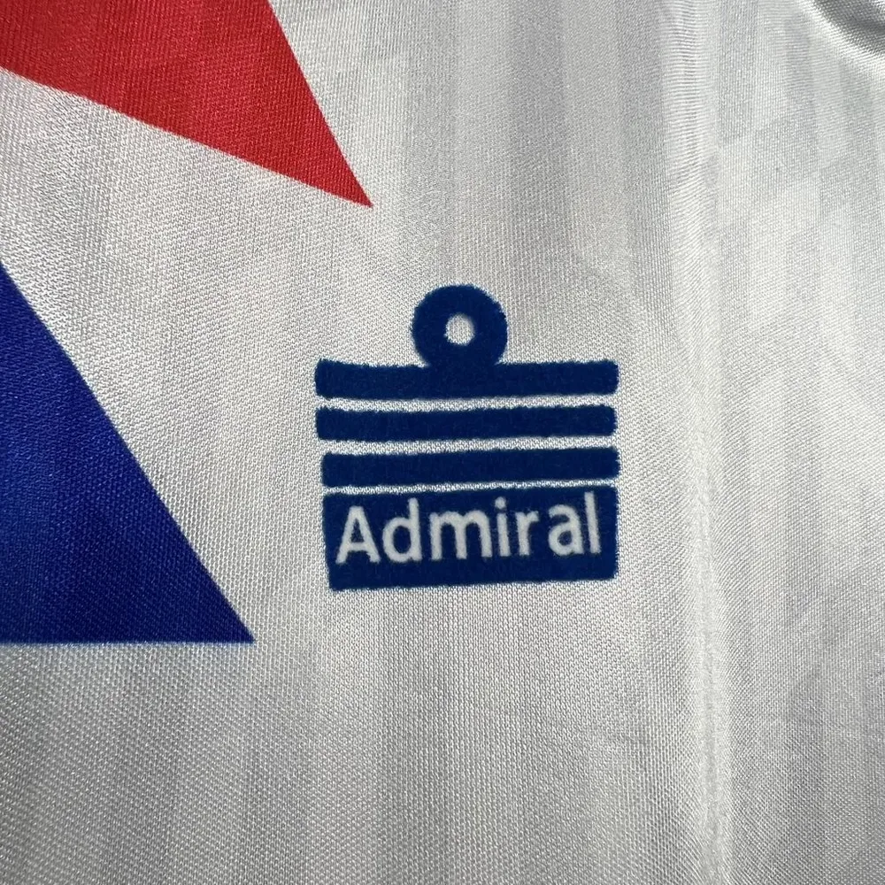 Camiseta de Fútbol Retro 1990/1992 del Rangers Visitante 1:1 Calidad Tailandesa