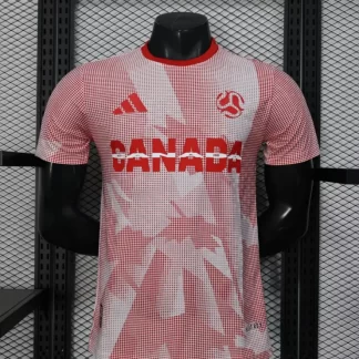 2025/2026 Versión Jugador Selección de Canadá Ropa Promocional Camiseta de Fútbol Calidad Tailandesa