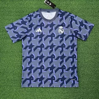 2023/2024 Real Madrid Gris Ropa Entrenamiento Camiseta Fútbol