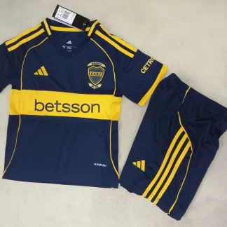 2025/2026 Boca Juniors Home Football Jersey AAA fan-grade Kids Size