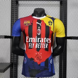 2025/2026 Versión Jugador AC Milan Edición Conmemorativa Ibrahimović Camiseta Fútbol Calidad Tailandesa