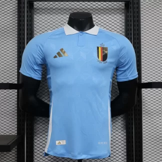 Camiseta de Fútbol Versión Jugador Bélgica Nacional Visitante 2024 1:1 Calidad Tailandesa