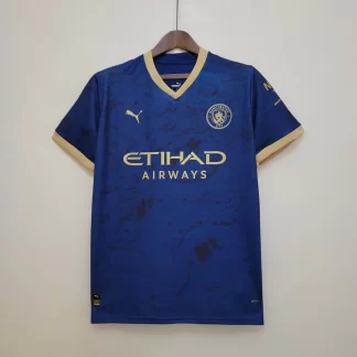 2023 Manchester City Edición Conmemorativa Año Nuevo Chino Camiseta de Fútbol Azul Calidad Tailandesa