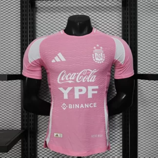 2025/2026 Camiseta Entrenamiento Rosa Argentina Versión Jugador Calidad Tailandesa