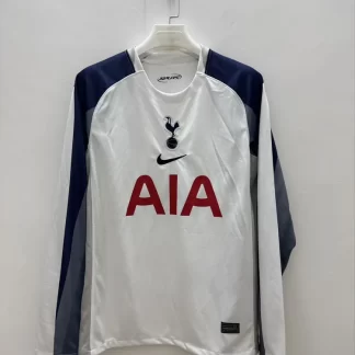 2025/2026 Camiseta de fútbol Local Manga Larga Tottenham Calidad Tailandesa