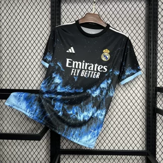 Camiseta Azul Océano de Real Madrid 2024/2025 Calidad Tailandesa