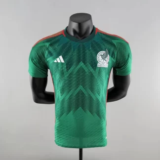 Versión de jugador de la camiseta de fútbol local de México para la Copa Mundial de la FIFA 2022