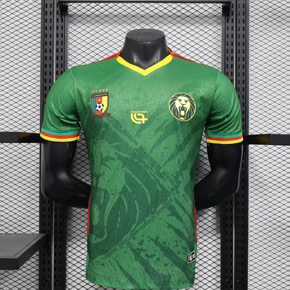 2025/2026 Versión Jugador Camerún Camiseta de Fútbol Local Calidad Tailandesa