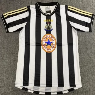 Camiseta de Fútbol Retro Newcastle United Local 1997-1999 Calidad Tailandesa