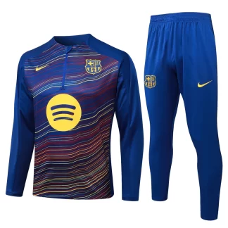 Chándal de entrenamiento con media cremallera estampado inkjet de Barcelona 2025/2026 Camiseta Calidad Thai Set