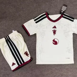 Camiseta de Fútbol Tercera Equipación Manchester United 2026/2027 1:1 Calidad Tailandesa Talla Infantil