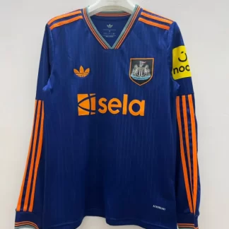 2025/2026 Manga Larga Newcastle United Tercera Equipación Visitante Camiseta Fútbol Calidad Tailandesa